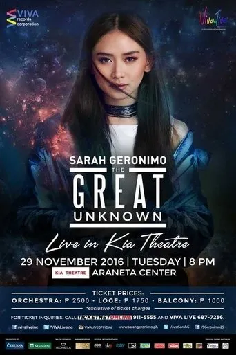 Sarah Geronimo: The Great Unknown movie poster - Rated 7/10