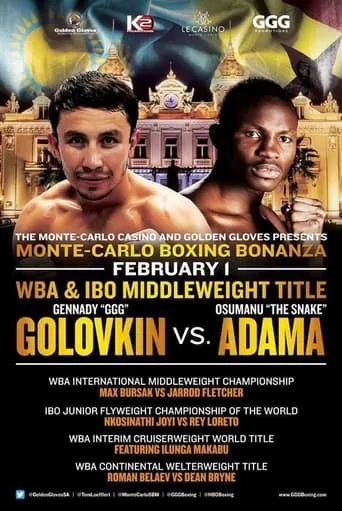Gennady Golovkin vs. Osumanu Adama movie poster - Entertainment content