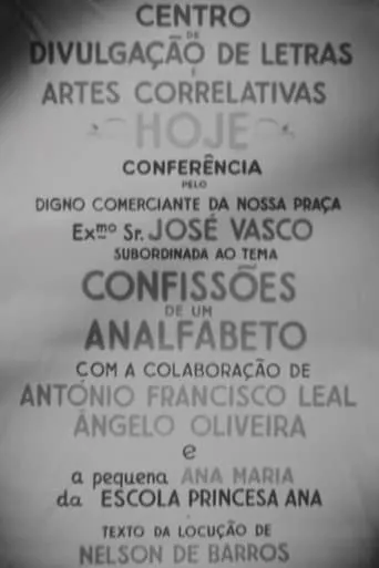 Confissões de um Analfabeto movie poster - Rated 5/10