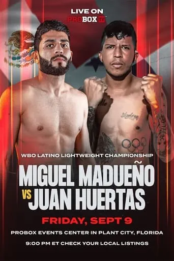 Juan Huertas vs. Miguel Madueno movie poster - Entertainment content