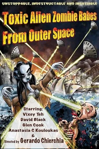 Toxic Alien Zombie Babes from Outer Space movie poster - Rated 4/10