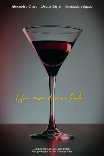 A glass of red wine... movie poster - Entertainment content