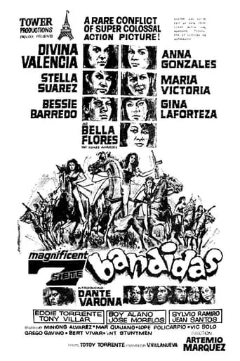 Magnificent Siete Bandidas movie poster - Entertainment content
