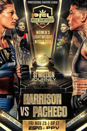 PFL 2022 #10: Championships - Harrison vs Pacheco movie poster - Entertainment content