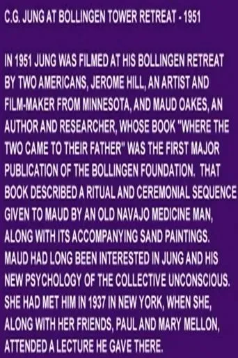 C. G. Jung at Bollingen Tower Retreat movie poster - Entertainment content