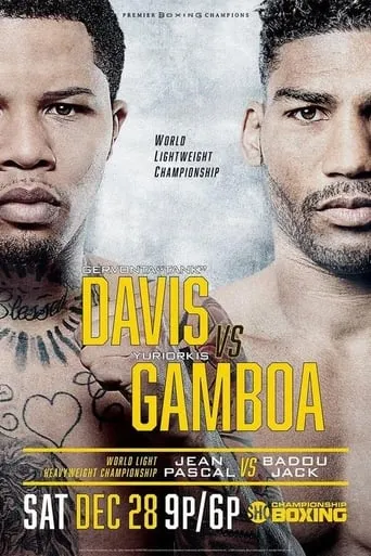Gervonta Davis vs. Yuriorkis Gamboa movie poster - Entertainment content