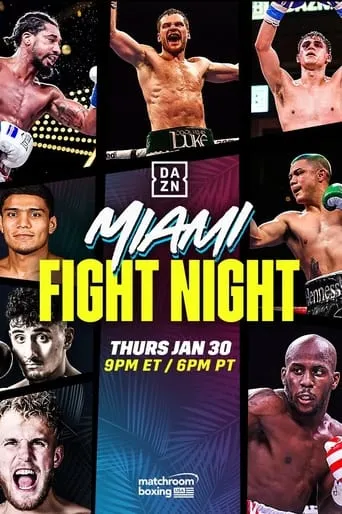 DAZN Miami Fight Night movie poster - Entertainment content
