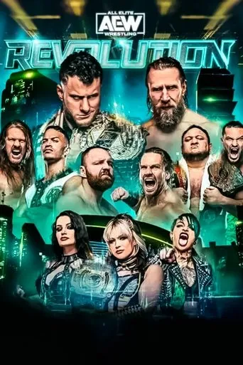 AEW Revolution movie poster - Rated 8.4/10