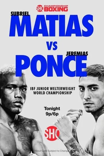 Subriel Matias vs. Jeremias Ponce movie poster - Entertainment content