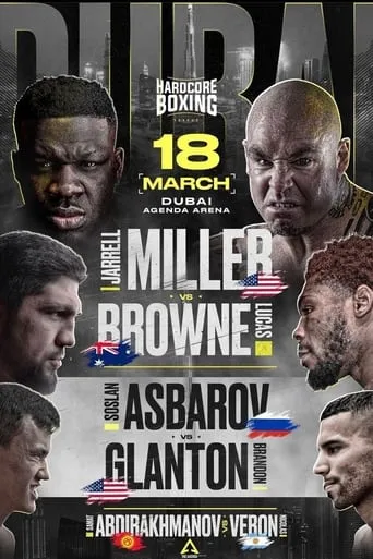 Jarrell Miller vs. Lucas Browne movie poster - Entertainment content