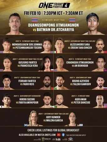 ONE Friday Fights 4: Duangsompong vs. Batman movie poster - Entertainment content