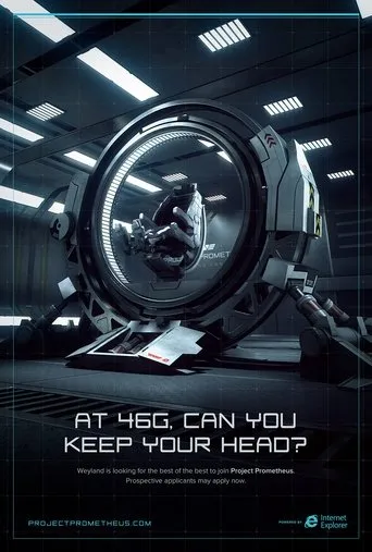 Prometheus: Project Prometheus - Mission movie poster - Rated 5/10