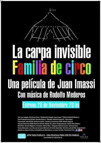 La carpa invisible. Familia de circo movie poster - Entertainment content
