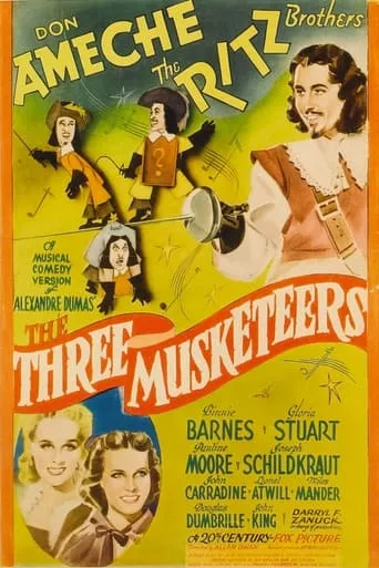 The Three Musketeers movie poster - Rated 5.8/10