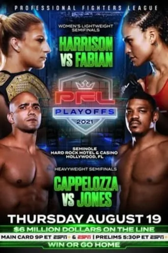 PFL 2021 #8: Playoffs - Harrison vs Fabian movie poster - Entertainment content