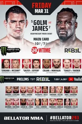 Bellator 293: Golm vs. James movie poster - Entertainment content