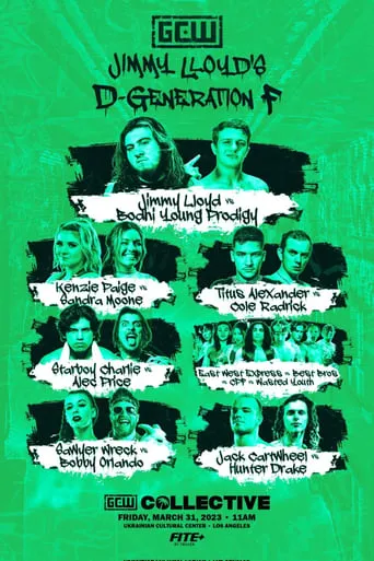 GCW Jimmy Lloyd's D-Generation F movie poster - Rated 6.5/10