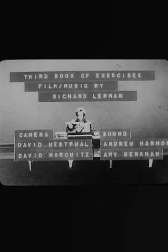 Third Book of Exercises movie poster - Entertainment content