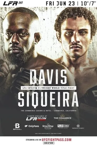 LFA 161: Davis vs. Siqueira movie poster - Entertainment content
