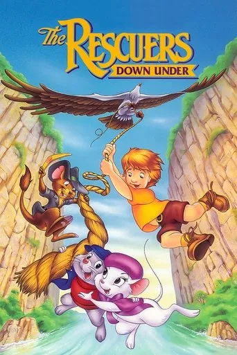 The Rescuers Down Under movie poster - Rated 6.637/10