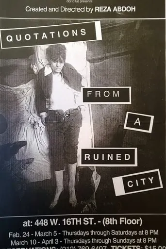 Quotations From a Ruined City movie poster - Entertainment content