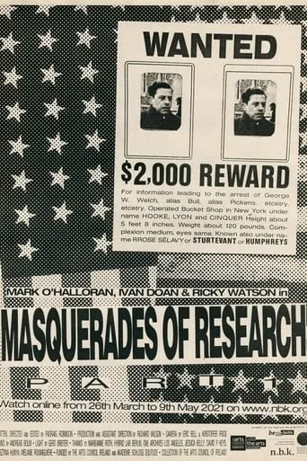 Masquerades of Research: Part I movie poster - Entertainment content