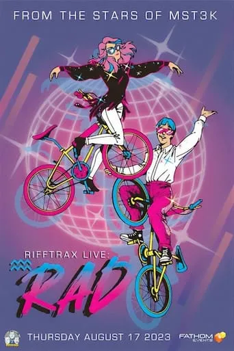 RiffTrax Live: RAD movie poster - Rated 8/10