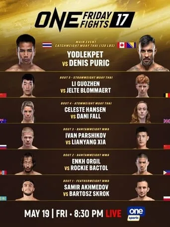ONE Friday Fights 17: Pompetch vs. Duangsompong movie poster - Entertainment content