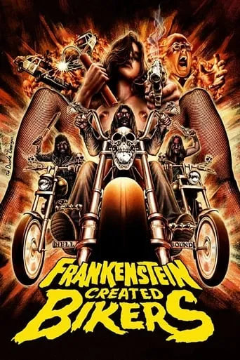 Frankenstein Created Bikers movie poster - Rated 4.7/10
