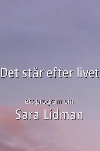 Det står efter livet movie poster - Rated 7/10