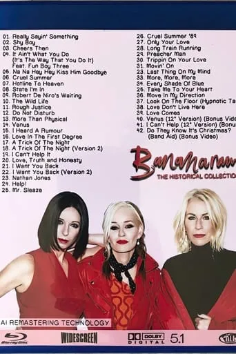 Bananarama The Historical Collection movie poster - Rated 8/10