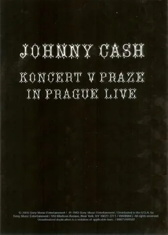 Johnny Cash: Live in Prague movie poster - Entertainment content