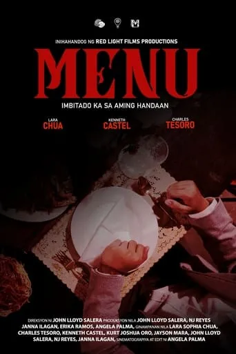 Menu movie poster - Rated 8.5/10