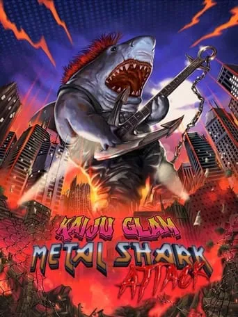 Kaiju Glam Metal Shark Attack movie poster - Entertainment content