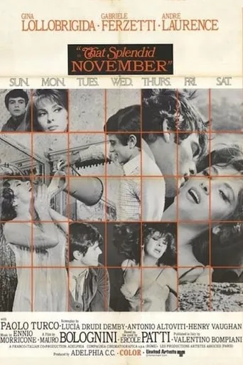 That Splendid November movie poster - Rated 5.4/10