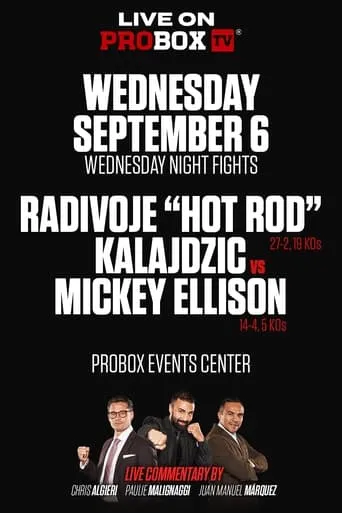 Radivoje Kalajdzic vs. Mickey Ellison movie poster - Entertainment content