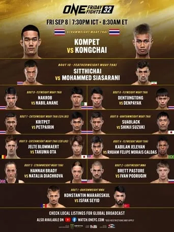 ONE Friday Fights 32: Kompetch vs. Kongchai movie poster - Entertainment content
