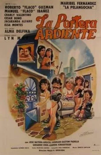 La portera ardiente movie poster - Rated 4.4/10