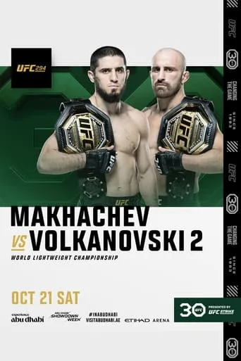 UFC 294: Makhachev vs. Volkanovski 2 movie poster - Rated 6.3/10