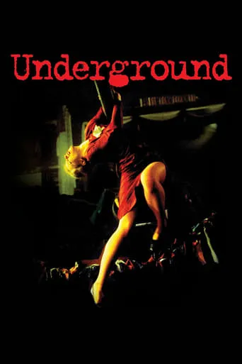 Underground movie poster - Rated 7.7/10