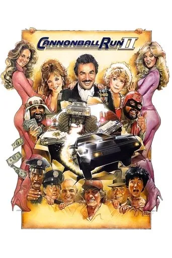 Cannonball Run II movie poster - Rated 5.4/10