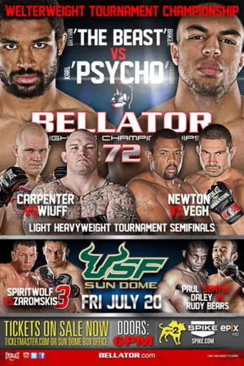 Bellator 72 movie poster - Rated 4.8/10