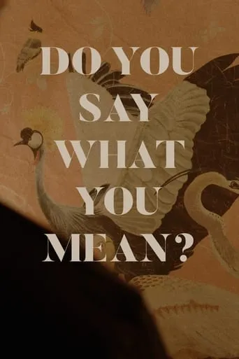 Do You Say What You Mean? movie poster - Entertainment content