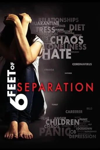 Six feet of separation movie poster - Rated 3/10