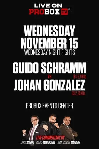 Guido Emmanuel Schramm vs. Johan Gonzalez movie poster - Entertainment content