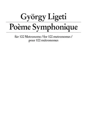 György Ligeti: Poème Symphonique For 100 Metronomes movie poster - Entertainment content