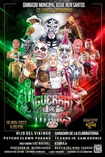 AAA Guerra De Titanes 2023 movie poster - Entertainment content