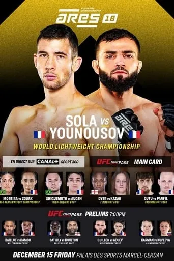 ARES Fighting Championship 18: Sola vs Younousov movie poster - Entertainment content