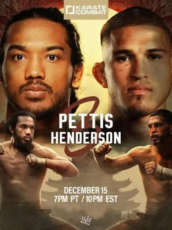 Karate Combat 43: Pettis vs. Henderson movie poster - Entertainment content