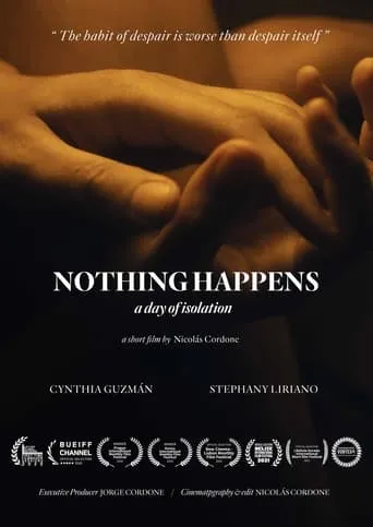 Nothing Happens, a day of isolation movie poster - Entertainment content